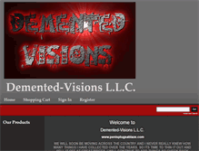 Tablet Screenshot of demented-visions.com